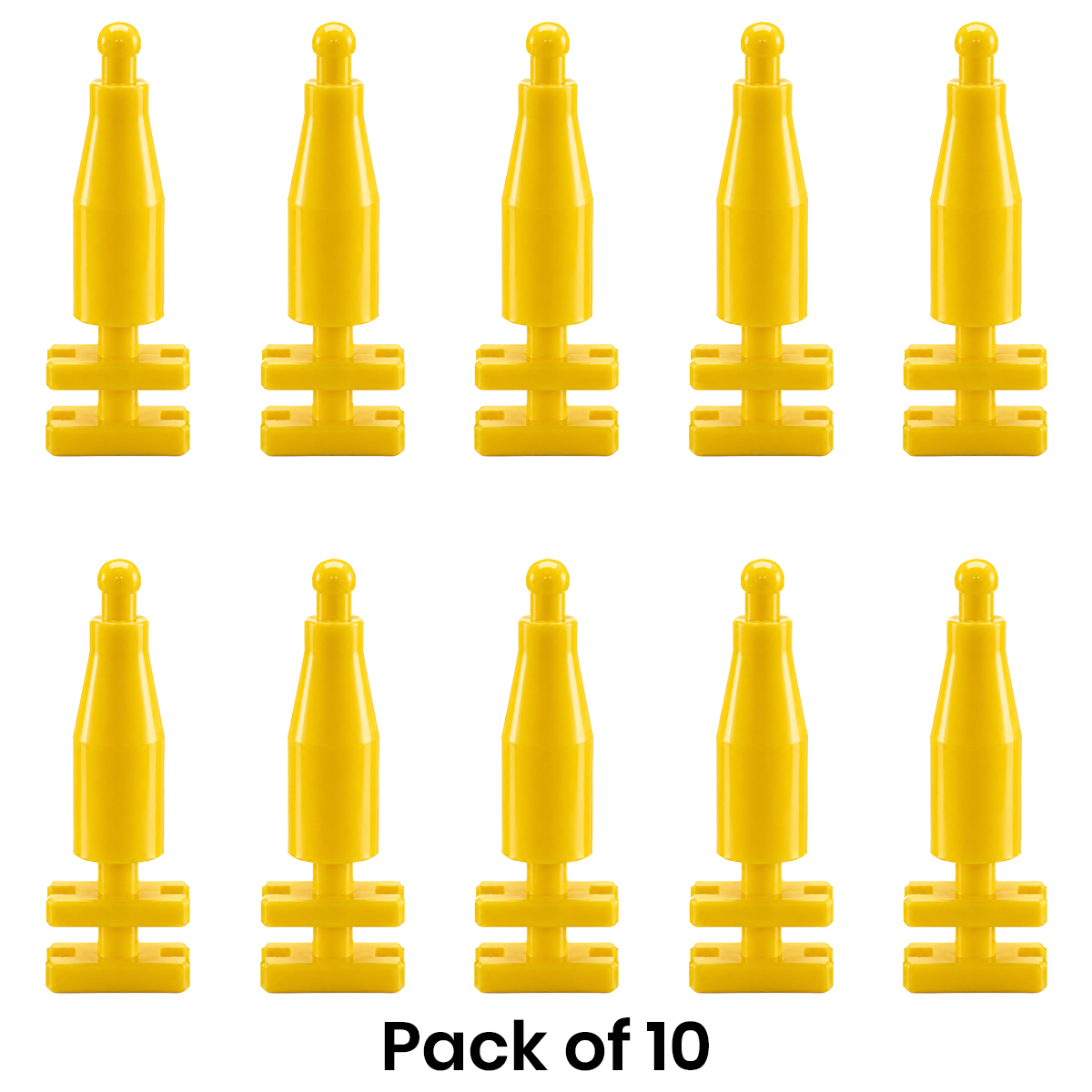 Dentaltech Disposable Transfer Coping Long Regular - Osstem | Dentium | DIO | Cowellmedi | Neobiotech | Dentis Implant Compatible (Pack of 10)