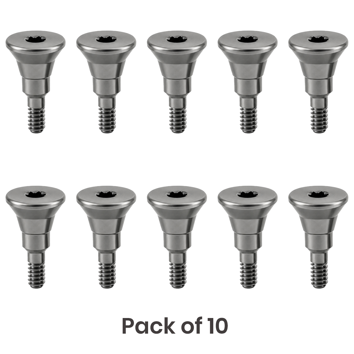 Dentaltech Healing Abutment ∅5.0mm X 2.0mm - Straumann RC Implant Compatible (ITI-RC 024.4222S) (Pack of 10)