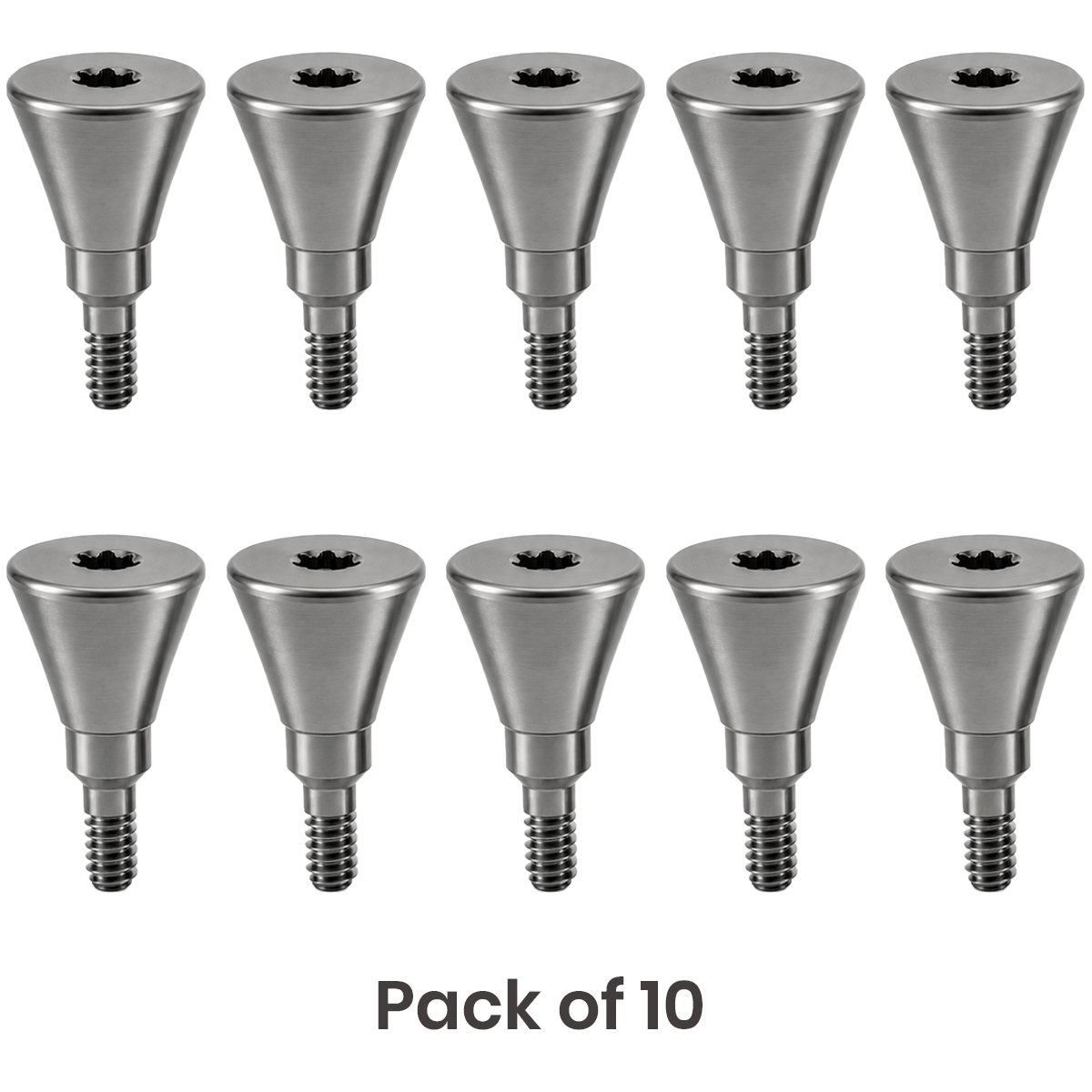 Dentaltech Healing Abutment ∅5.5mm X 4.0mm - Straumann RC Implant Compatible (ITI-RC 024.5504S) (Pack of 10)