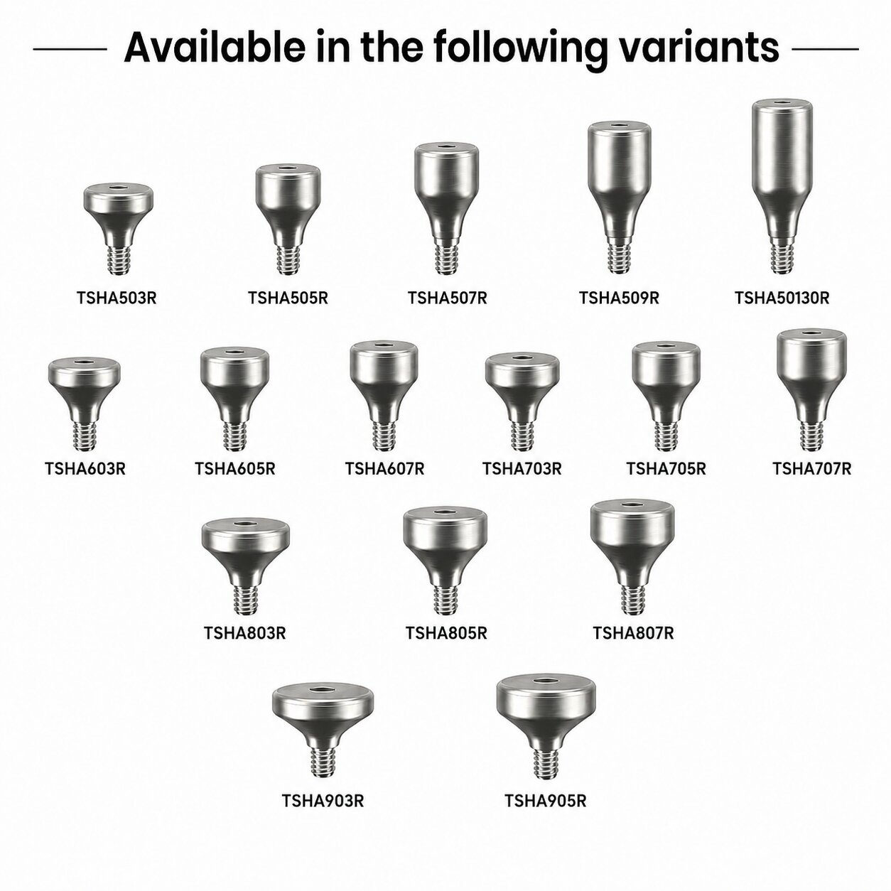 Dentaltech Healing Abutment Regular - Osstem | Dentium | DIO | Cowellmedi | Neobiotech |  Dentis Implant Compatible (Pack of 10)