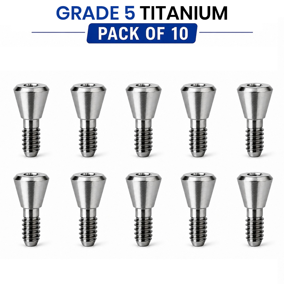 Dentaltech Implant Cover Screw Mini ∅3.5mm X 0.4mm - Osstem Mini Compatible (GSCS 35) (Pack of 10)