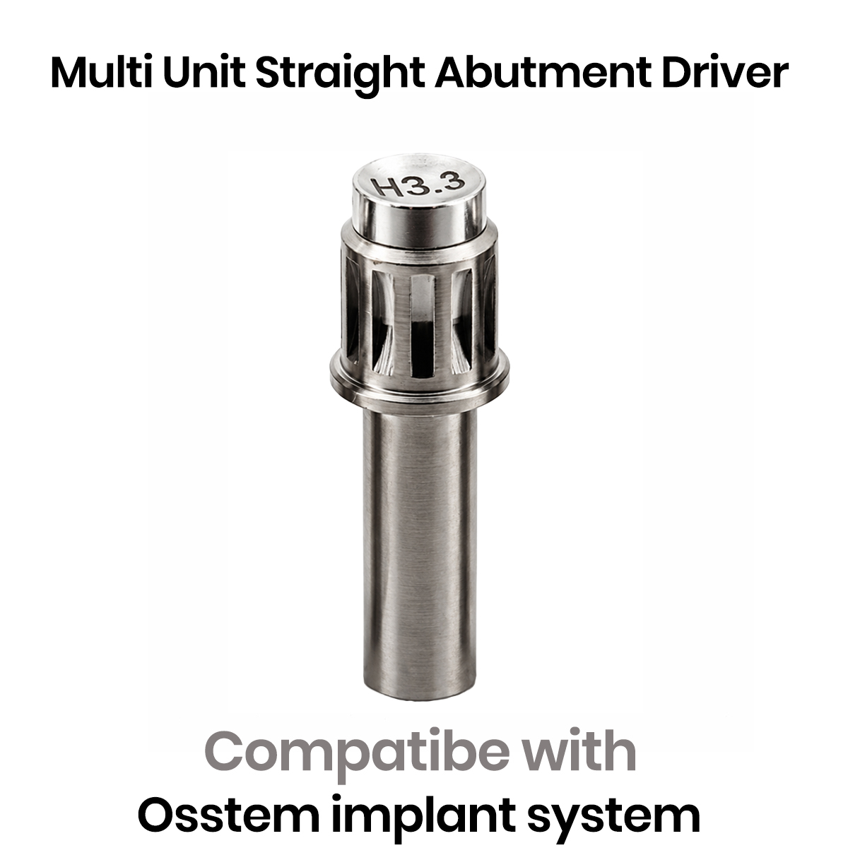 Dentaltech Multi Unit Straight Abutment Driver - Osstem Compatible