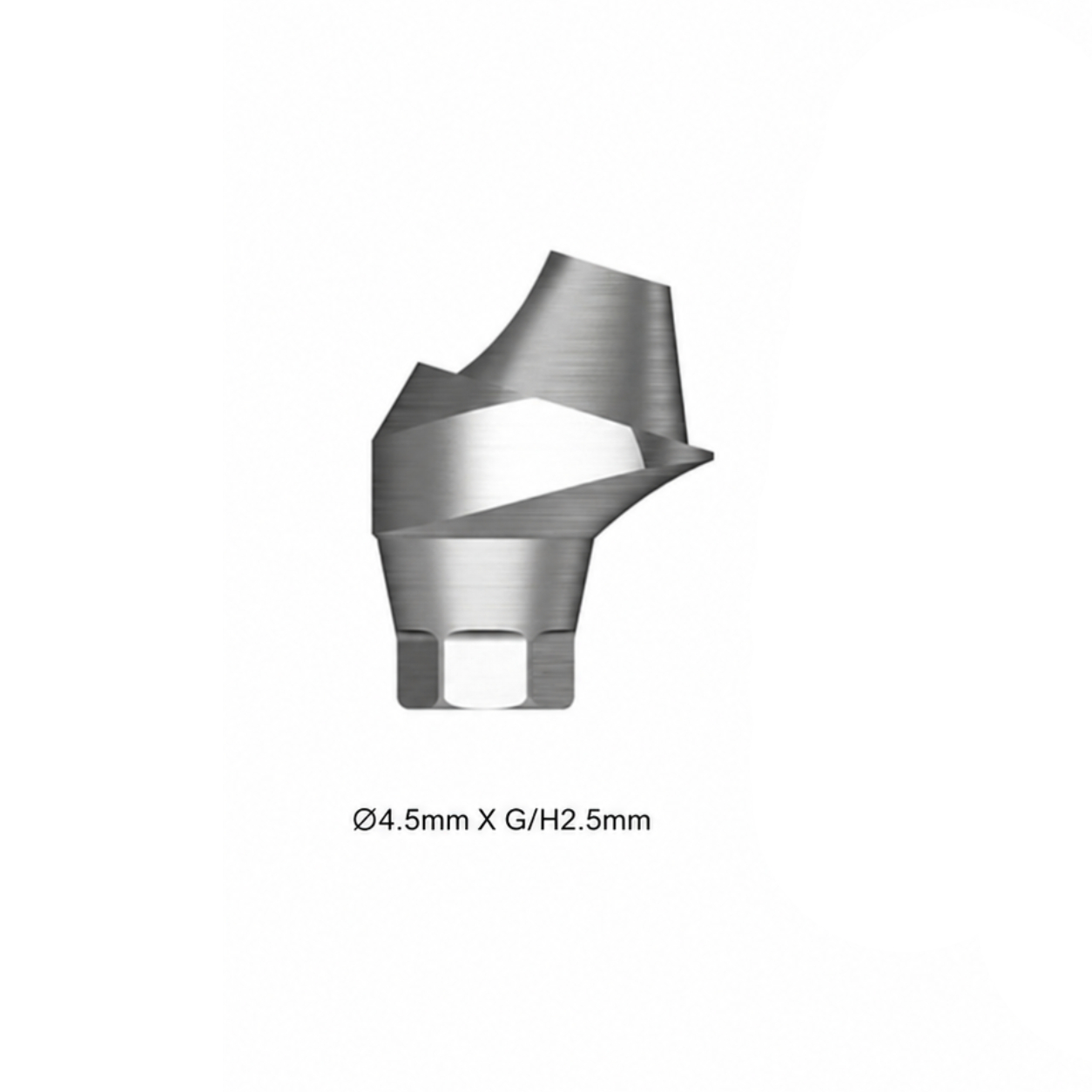 Dentaltech Multi Unit 17° Angular Abutment ∅4.5mm X G/H2.5mm - Nobel Biocare RP Implant Compatible