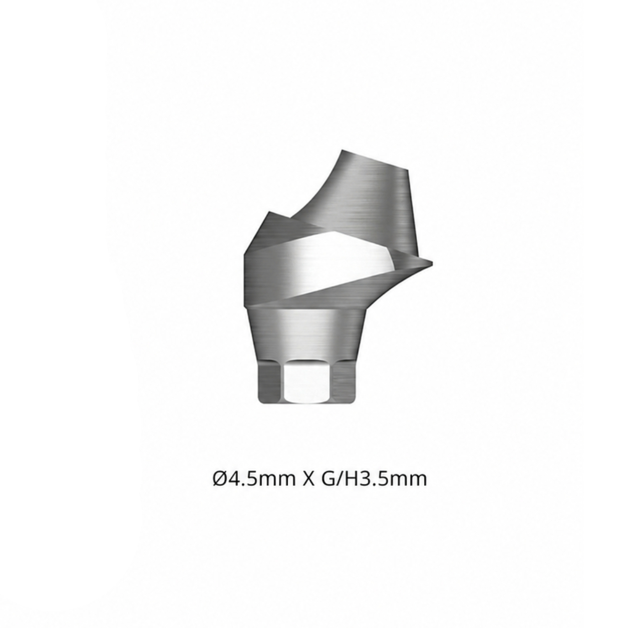Dentaltech Multi Unit 17° Angular Abutment ∅4.5mm X G/H3.5mm - Nobel Biocare NP Implant Compatible
