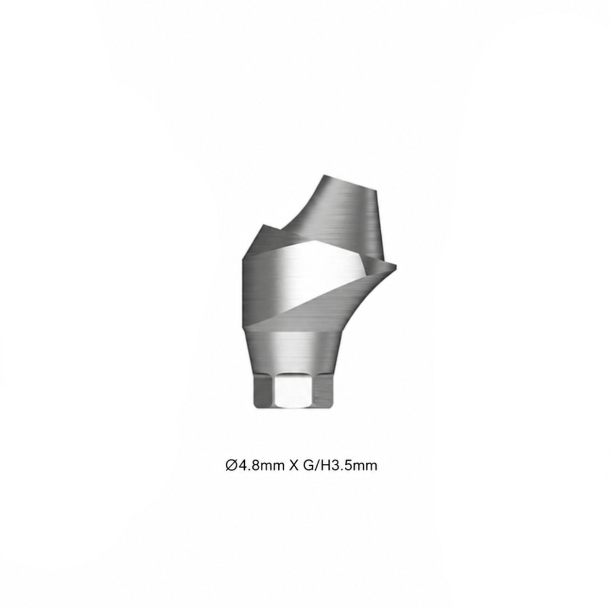 Dentaltech Multi Unit 17° Angular Abutment ∅4.8mm X G/H3.5mm - Nobel Biocare RP Implant Compatible