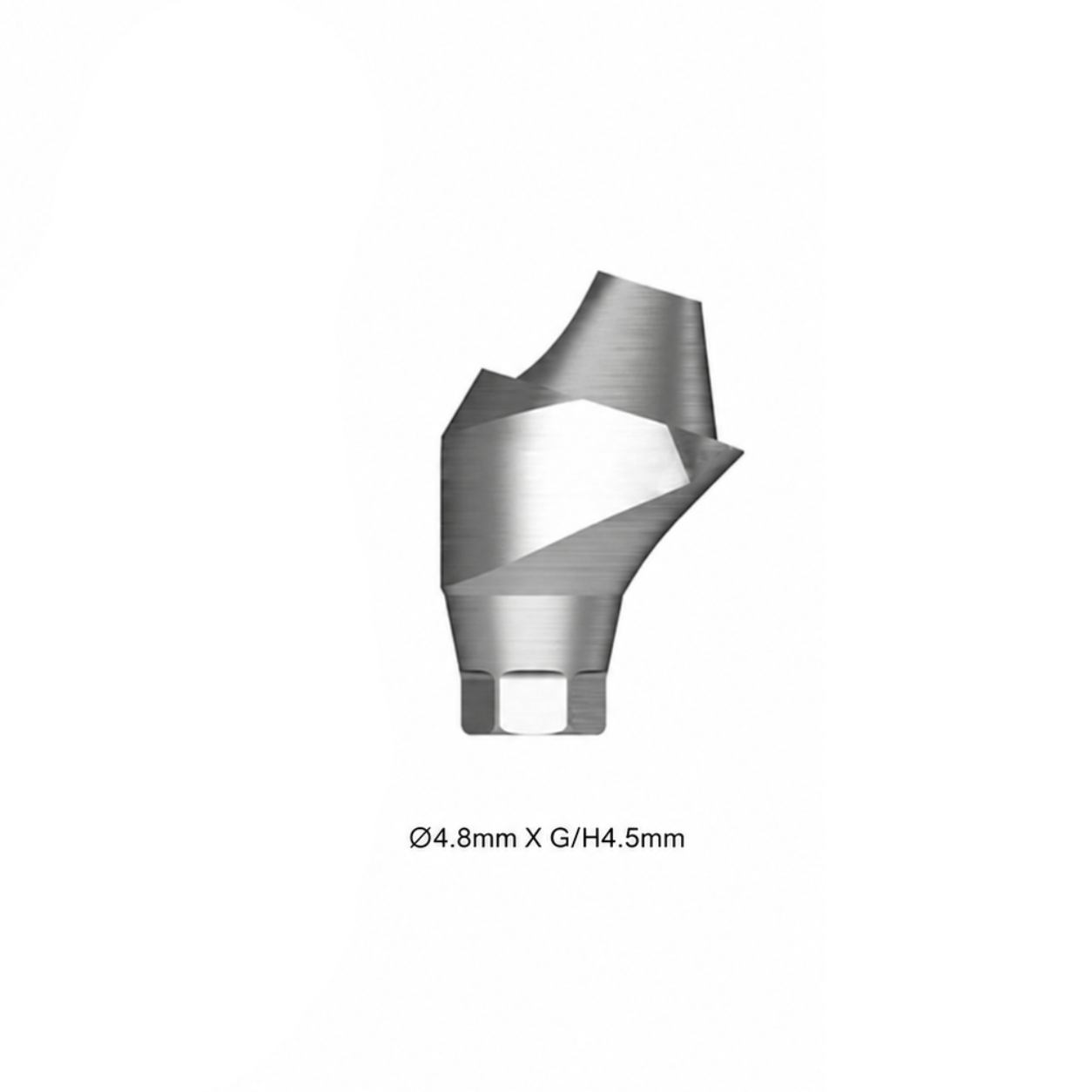 Dentaltech Multi Unit 17° Angular Abutment ∅4.8mm X G/H4.5mm - Nobel Biocare RP Implant Compatible