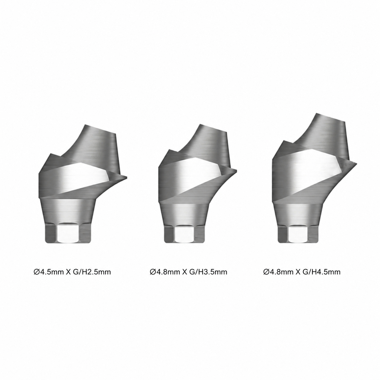 Dentaltech Multi Unit 17° Angular Abutments - Nobel Biocare RP Implant Compatible