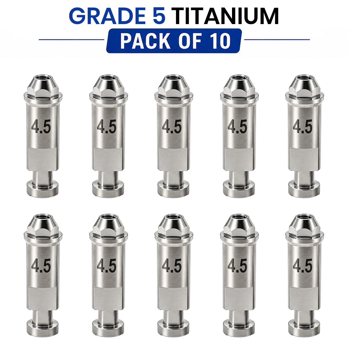 Dentaltech Multi Unit Lab Analog ∅4.5mm - Dentium Superline Implant Compatible (Pack of 10)