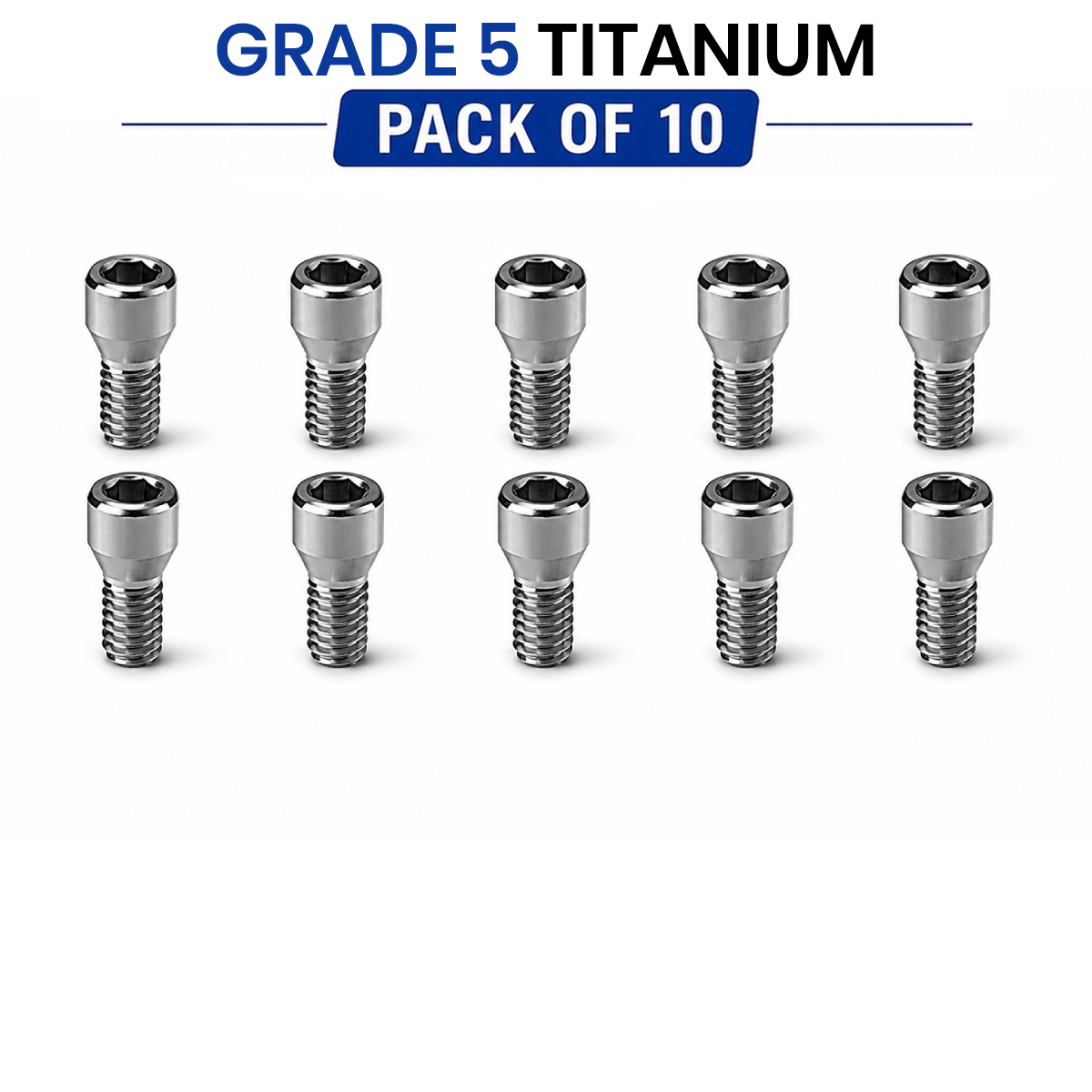 Dentaltech Multi Unit Screw - ICX Implant Compatible (Pack of 10)