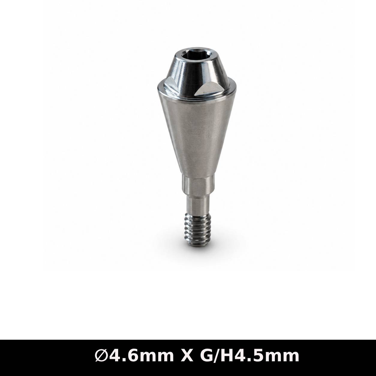 Dentaltech Multi Unit Straight Abutment ∅4.6mm X G/H4.5mm - Straumann NC Implant Compatible
