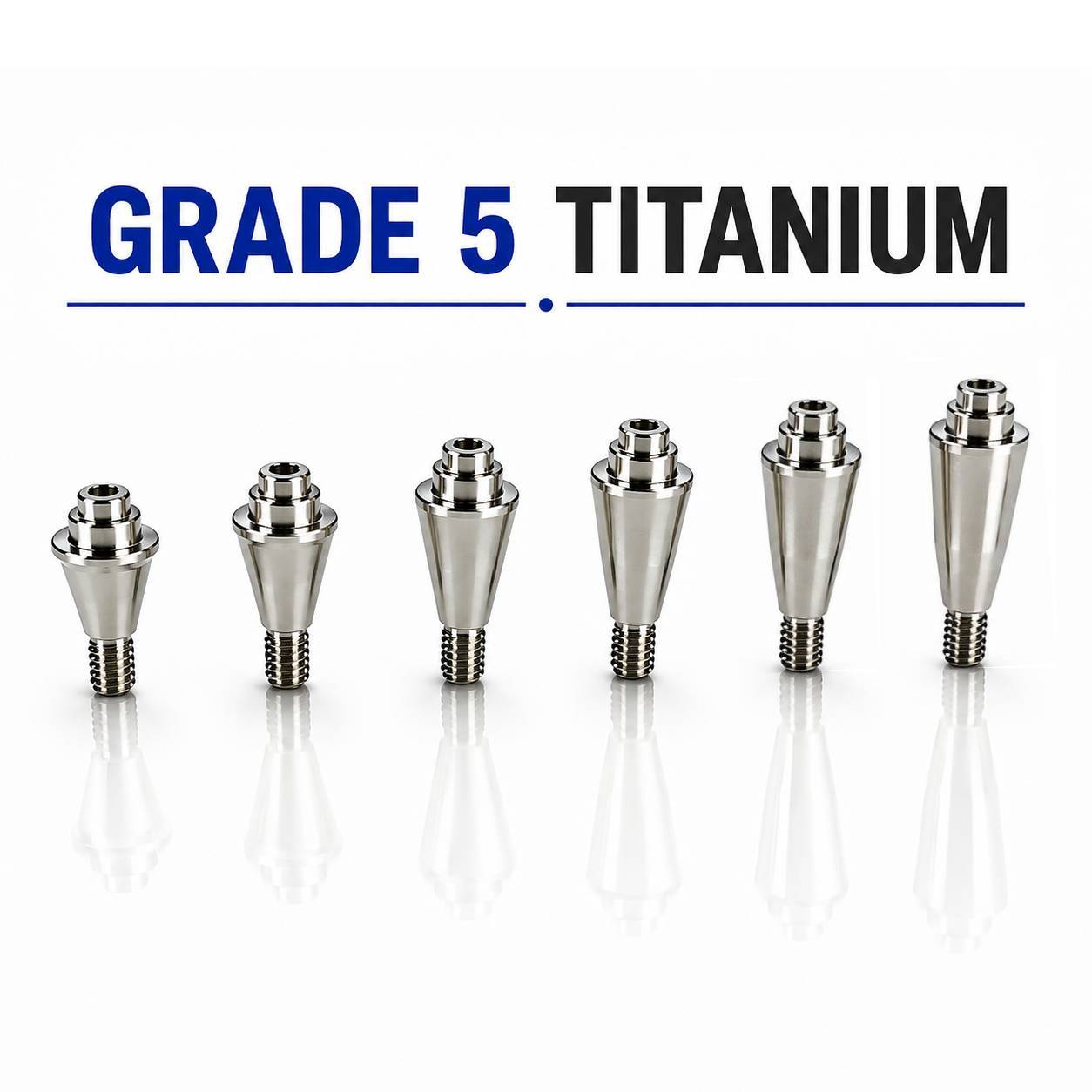 Dentaltech Multi Unit Straight Abutments - Nobel Biocare RP Implant Compatible