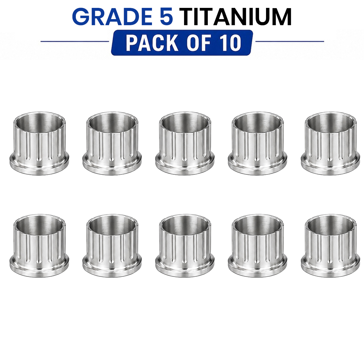 Dentaltech OneGuide Metal Sleeve ∅4.9mm - Dentium Superline Implant Compatible (Pack of 10)