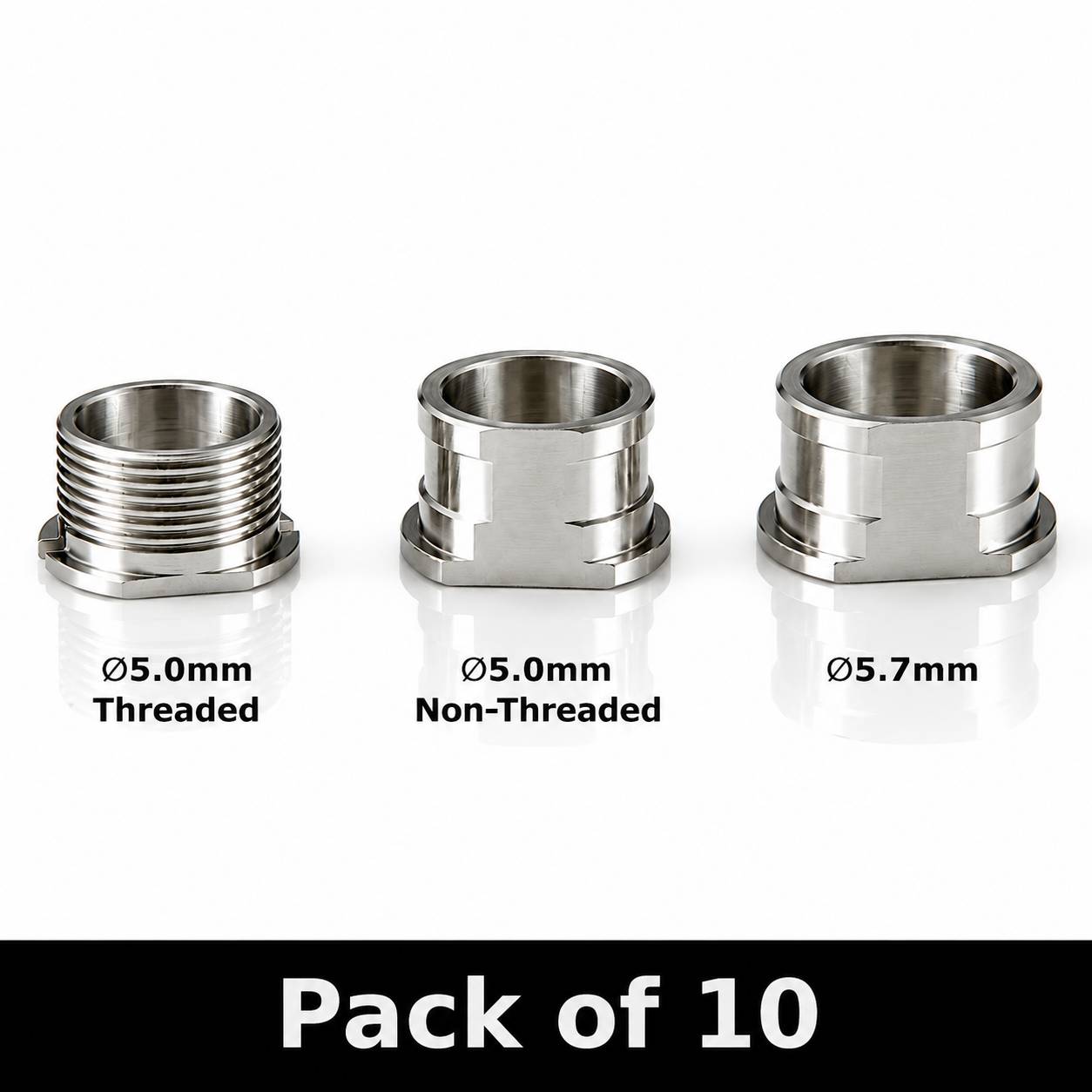 Dentaltech OneGuide Metal Sleeve - Osstem Implant Compatible (Pack of 10)