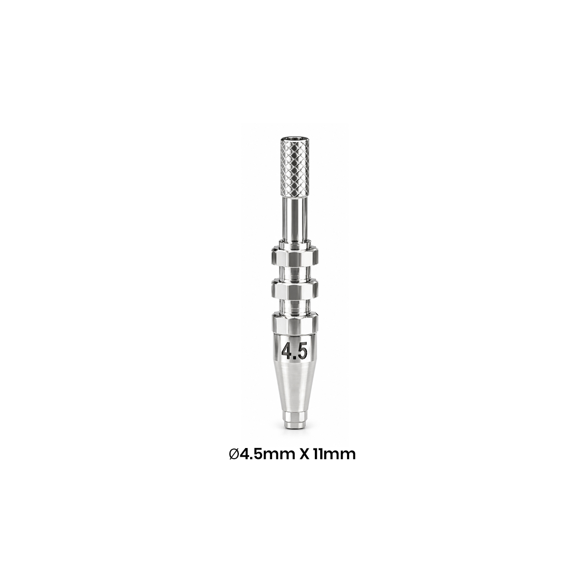 Dentaltech Open Tray Impression Coping ∅4.5mm X 11mm - Dentium Superline / Dio/ Megagen / Dentis/ CoWellMedi Implant Compatible