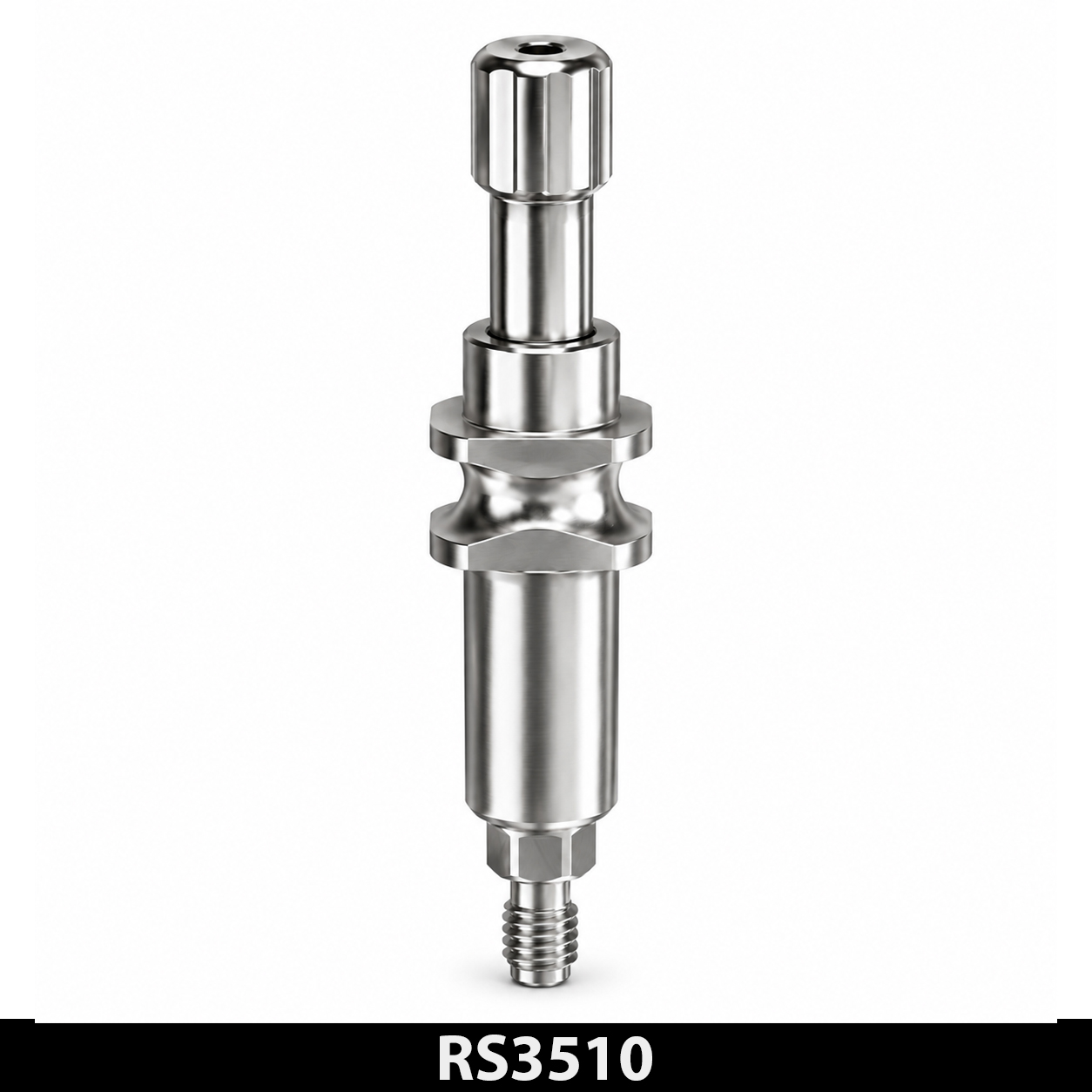 Dentaltech Open Tray Impression Coping RS ∅3.5mm X 10mm - Adin | Noris | MIS | AB Dental Implant Compatible (RS3510)