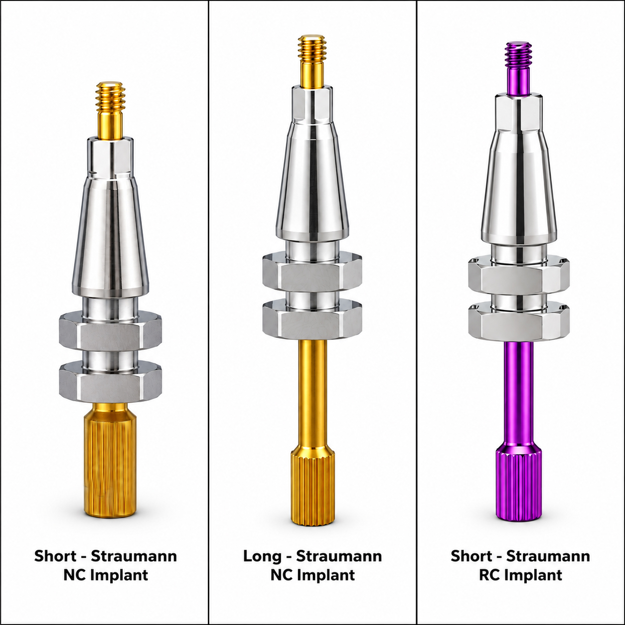 Dentaltech Open Tray Impression Copings - Straumann Implant Compatible