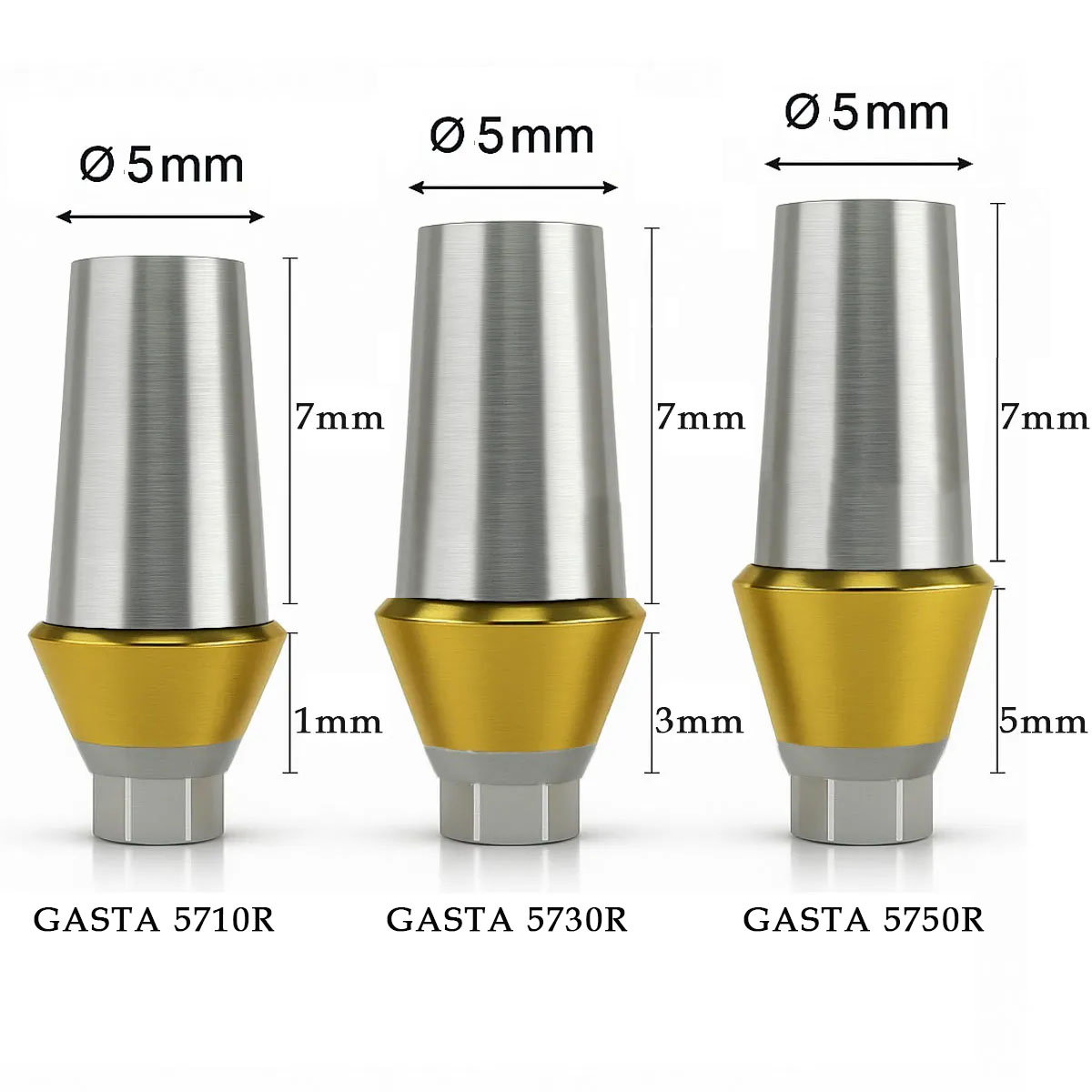 Dentaltech Straight Abutments Regular - Osstem | Dentium | DIO | Cowellmedi | Neobiotech | Dentis Compatible