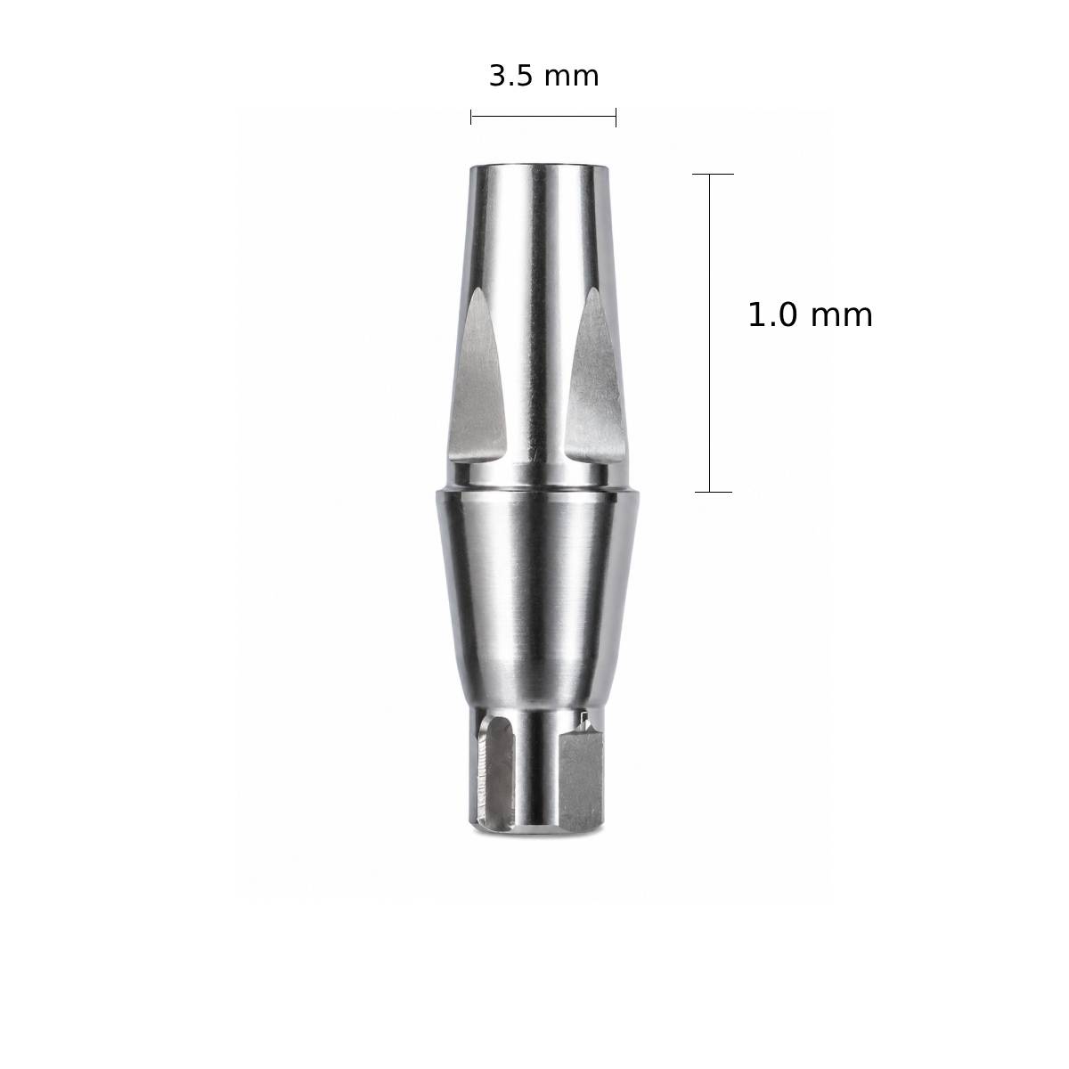 Dentaltech Straight Abutment ∅3.5mm X G/H1.0mm - Straumann NC Implant Compatible