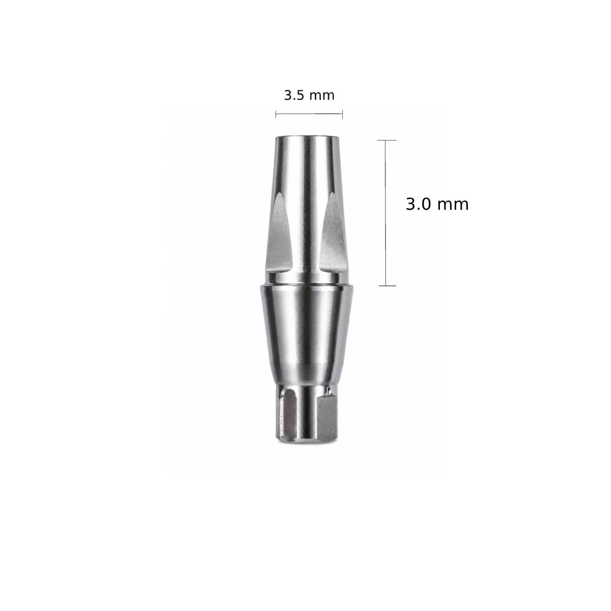 Dentaltech Straight Abutment ∅3.5mm X G/H3.0mm - Straumann NC Implant Compatible