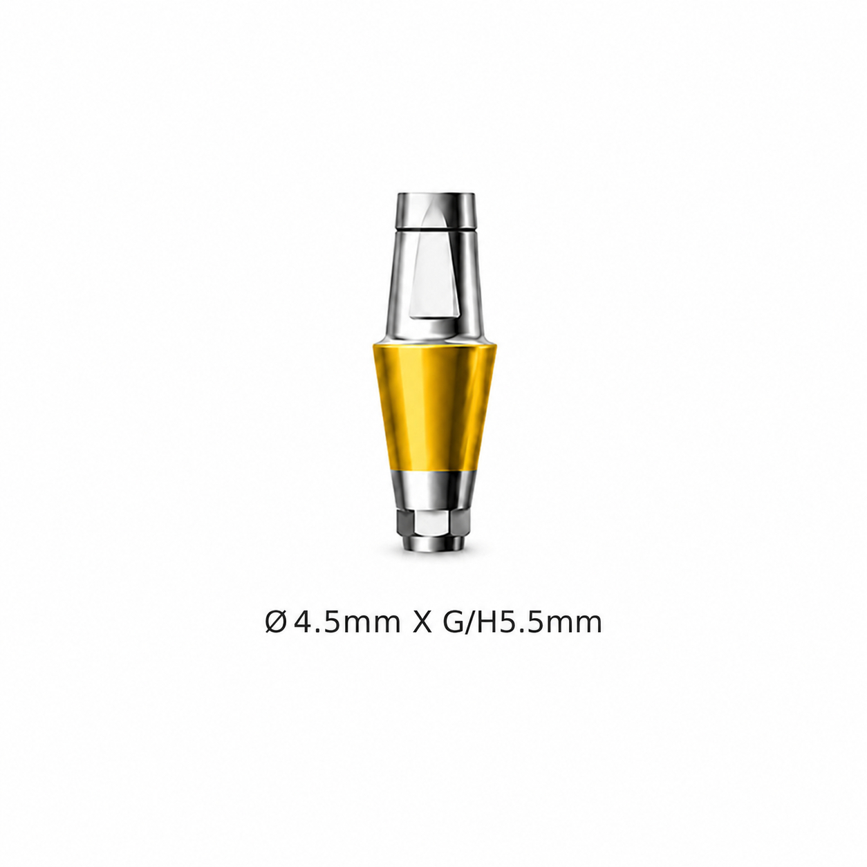 Dentaltech Straight Abutment ∅4.5mm X G/H5.5mm - Dentium Superline / Dio/ Megagen / Dentis/ CoWellMedi Implant Compatible