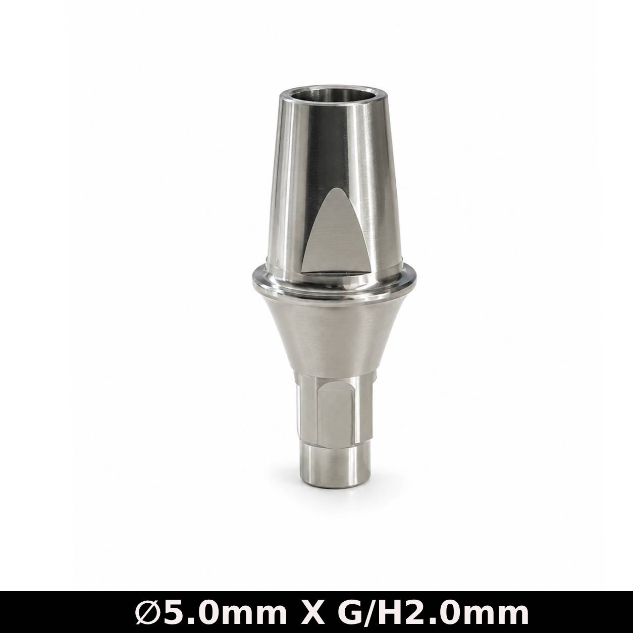 Dentaltech Straight Abutment ∅5.0mm X G/H2.0mm - Straumann RC Implant Compatible