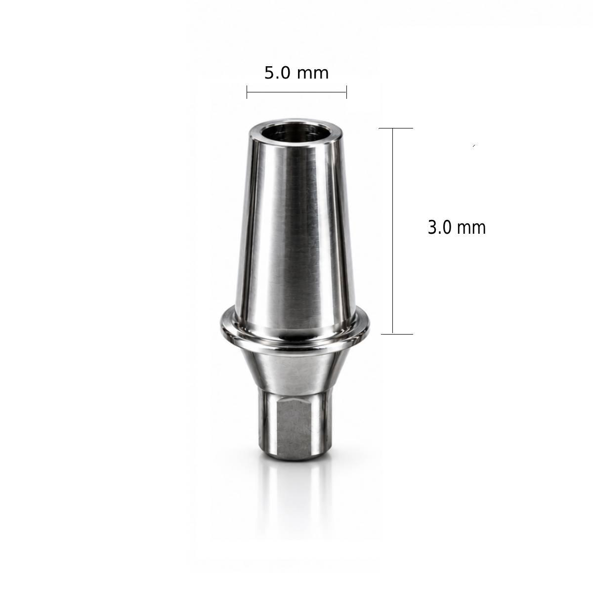 Dentaltech Straight Abutment ∅5.0mm X G/H3.0mm - Straumann NC Implant Compatible