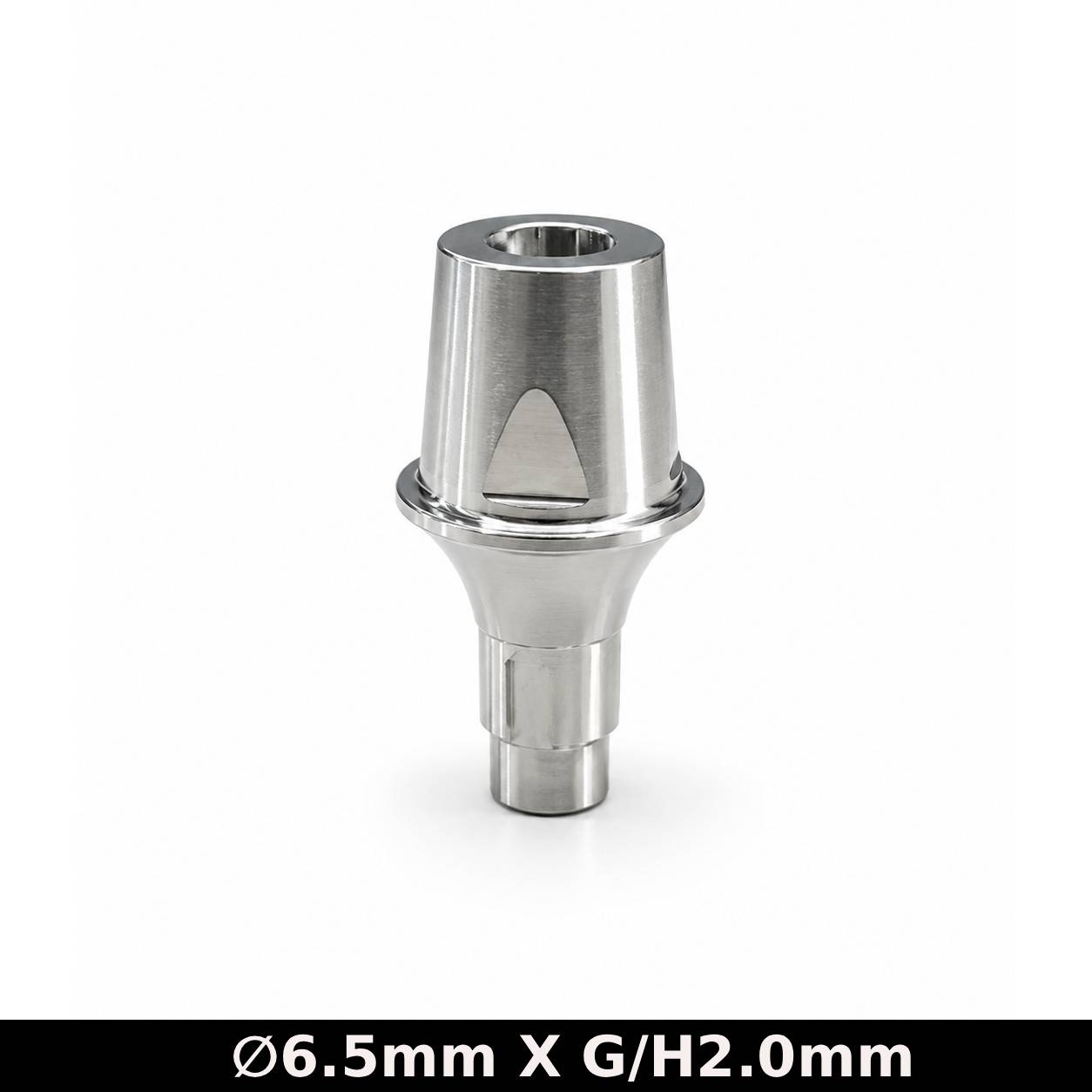 Dentaltech Straight Abutment ∅6.5mm X G/H2.0mm - Straumann RC Implant Compatible
