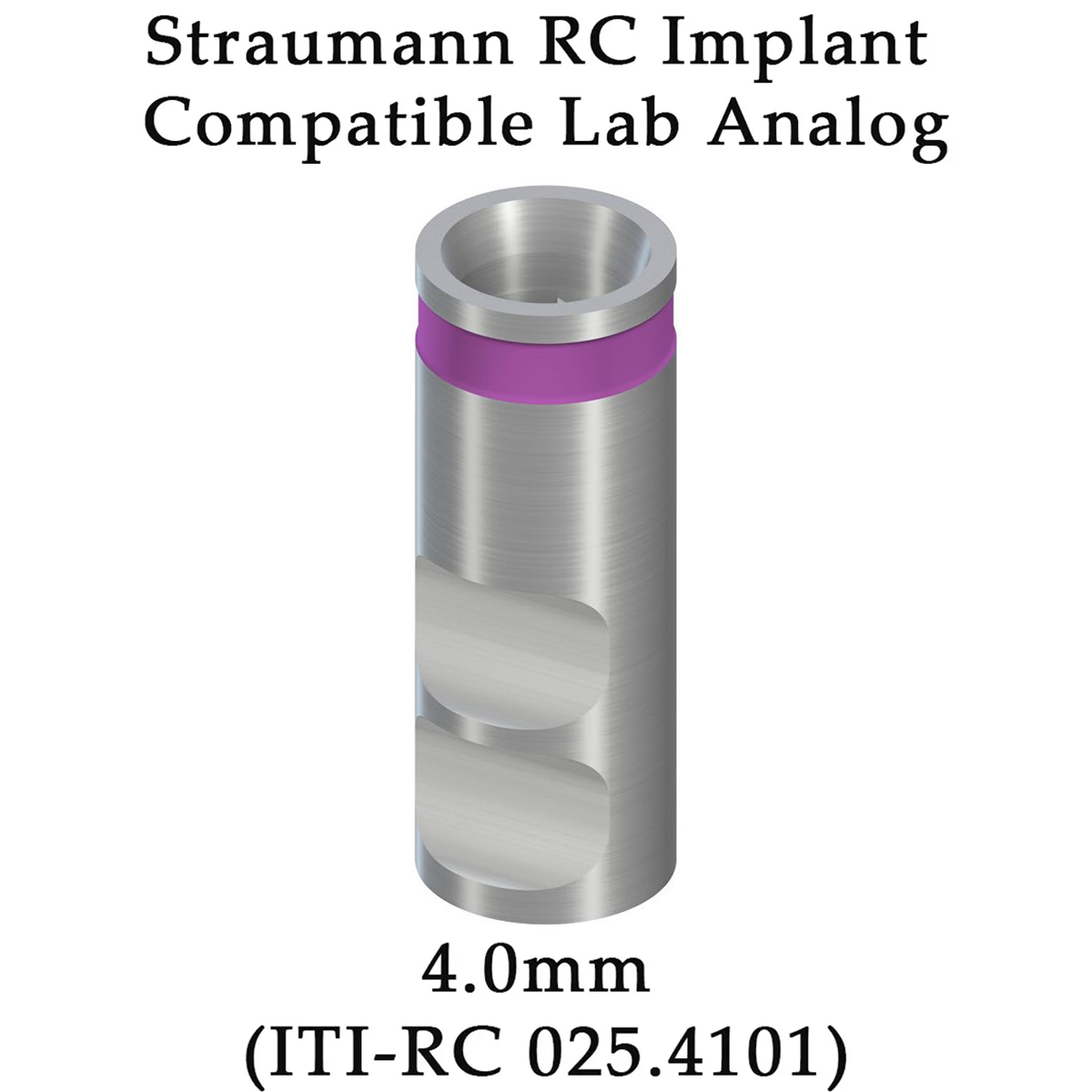 Dentaltech Lab Analog ∅4.0mm - Straumann RC Implant Compatible (ITI-RC 025.4101)