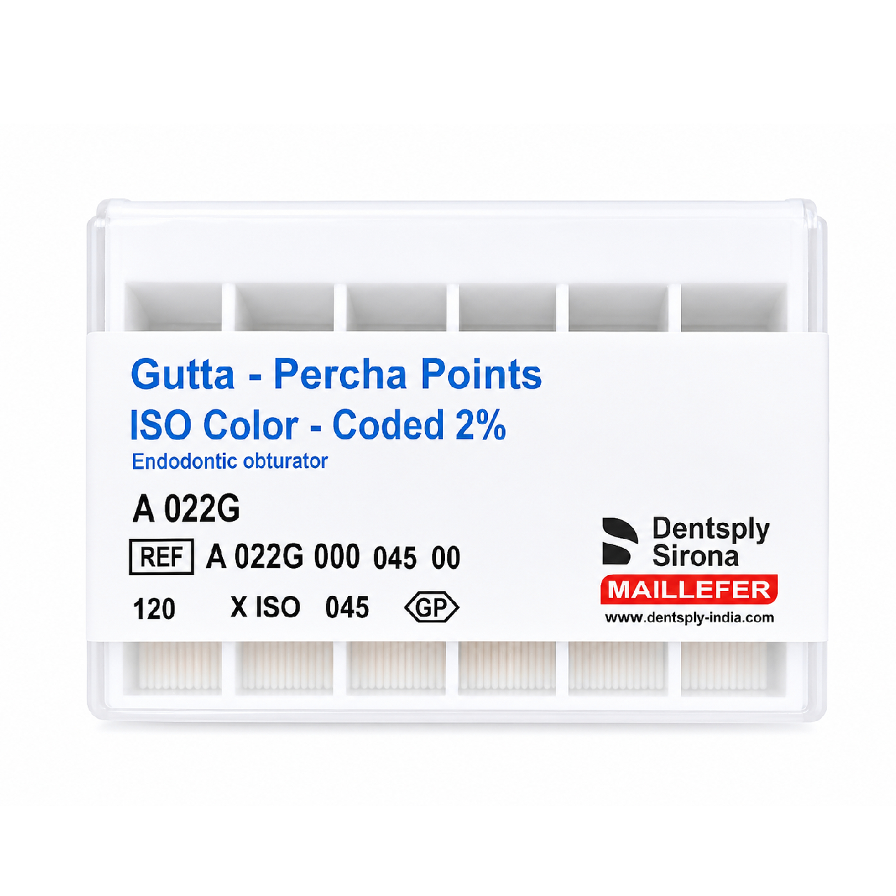 Dentsply Gutta Percha Points 2% # 45