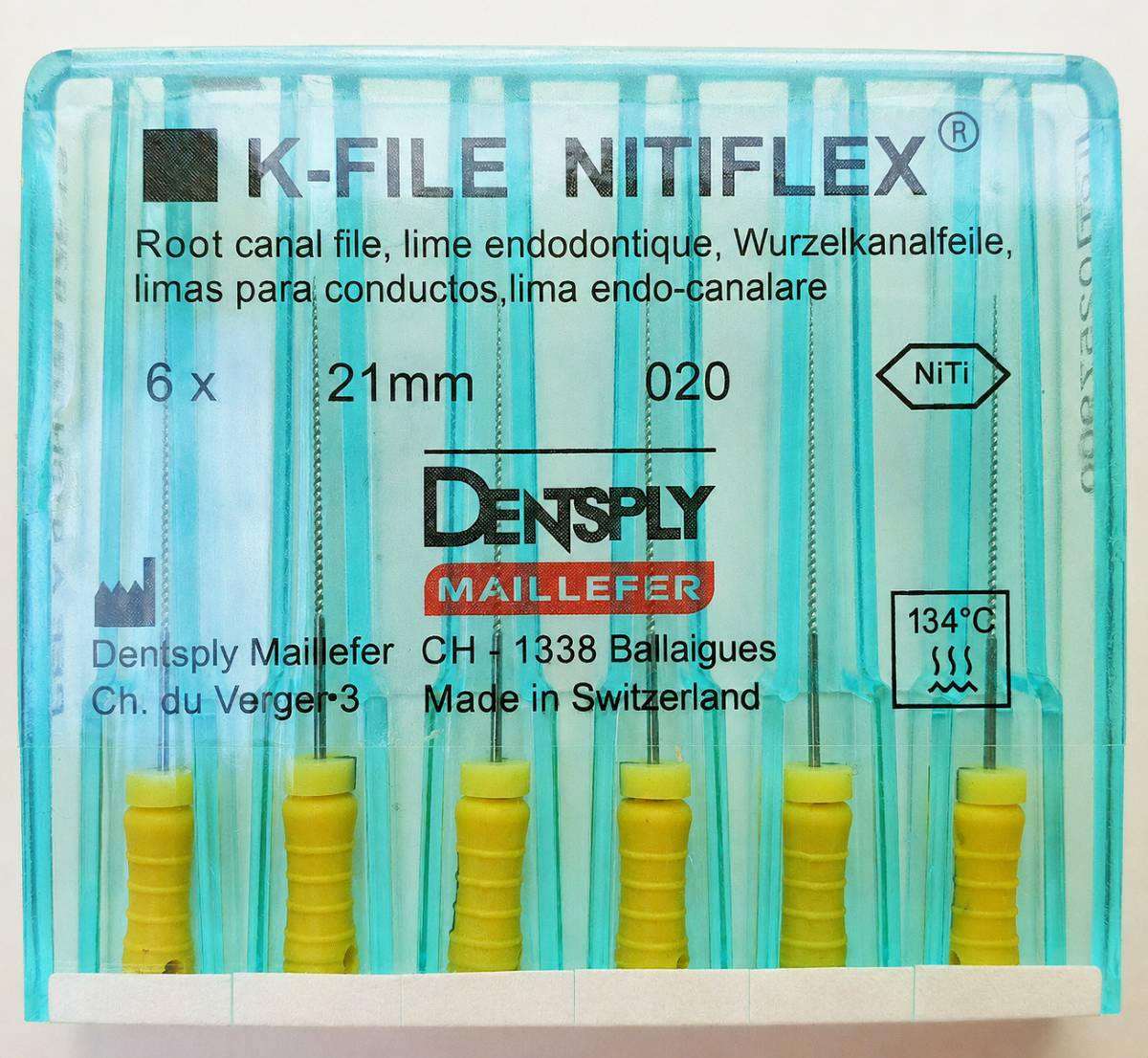 Dentsply NiTi K File(Hand)-21mm #20