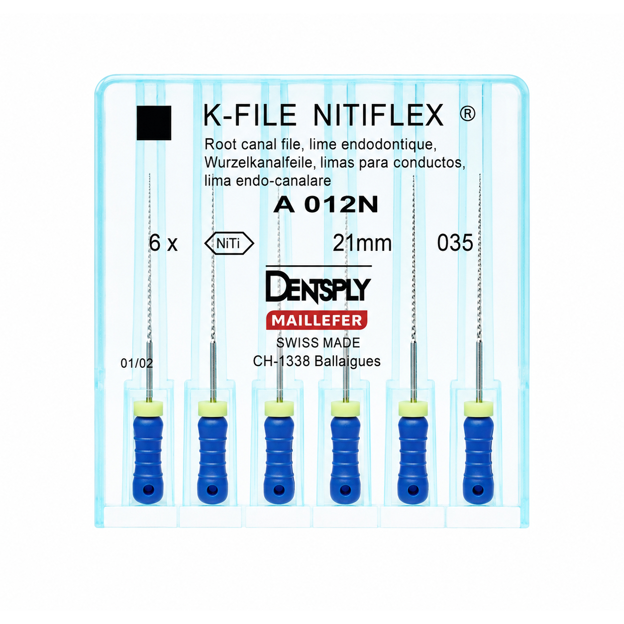 Dentsply NiTi K File(Hand)-21mm #35