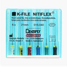 Dentsply NiTi K File(Hand)-21mm #15-40