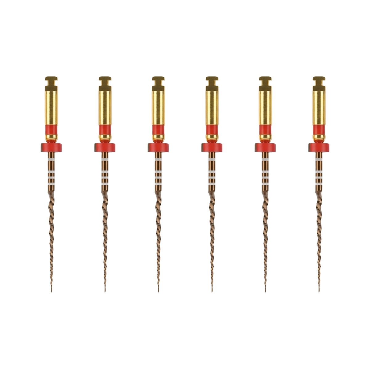 Dentsply Protaper Gold Rotary Files 25mm F2 (Pack of 6)