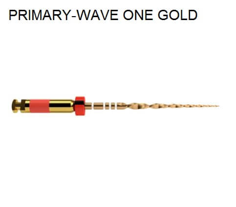 Dentsply Wave One Gold Rotary Files 31mm Primary