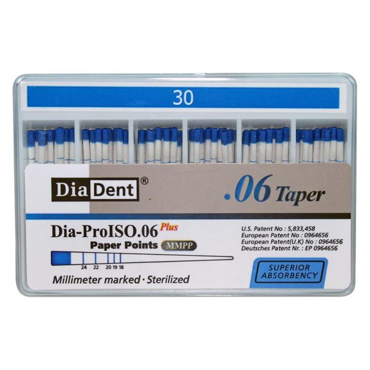 Diadent Paper Point Special Tapered - 6% # 30