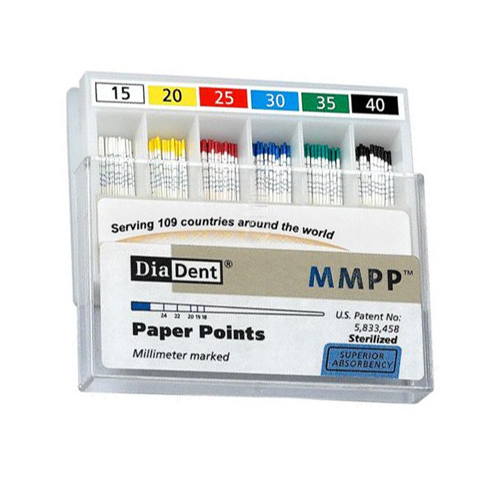 Diadent Paper Points Millimeter Marked - 2%