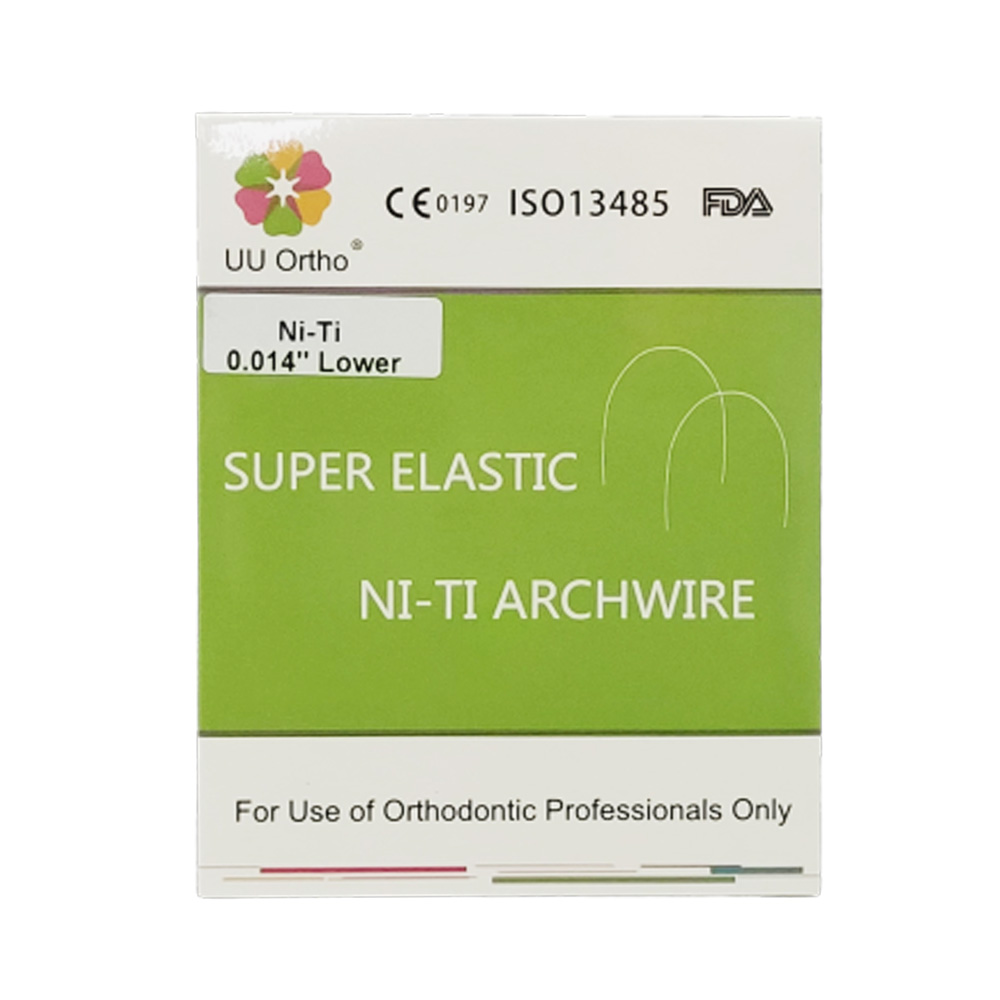 UU Ortho Super Elastic NiTi Archwires Round #Lower 014 Pk/10