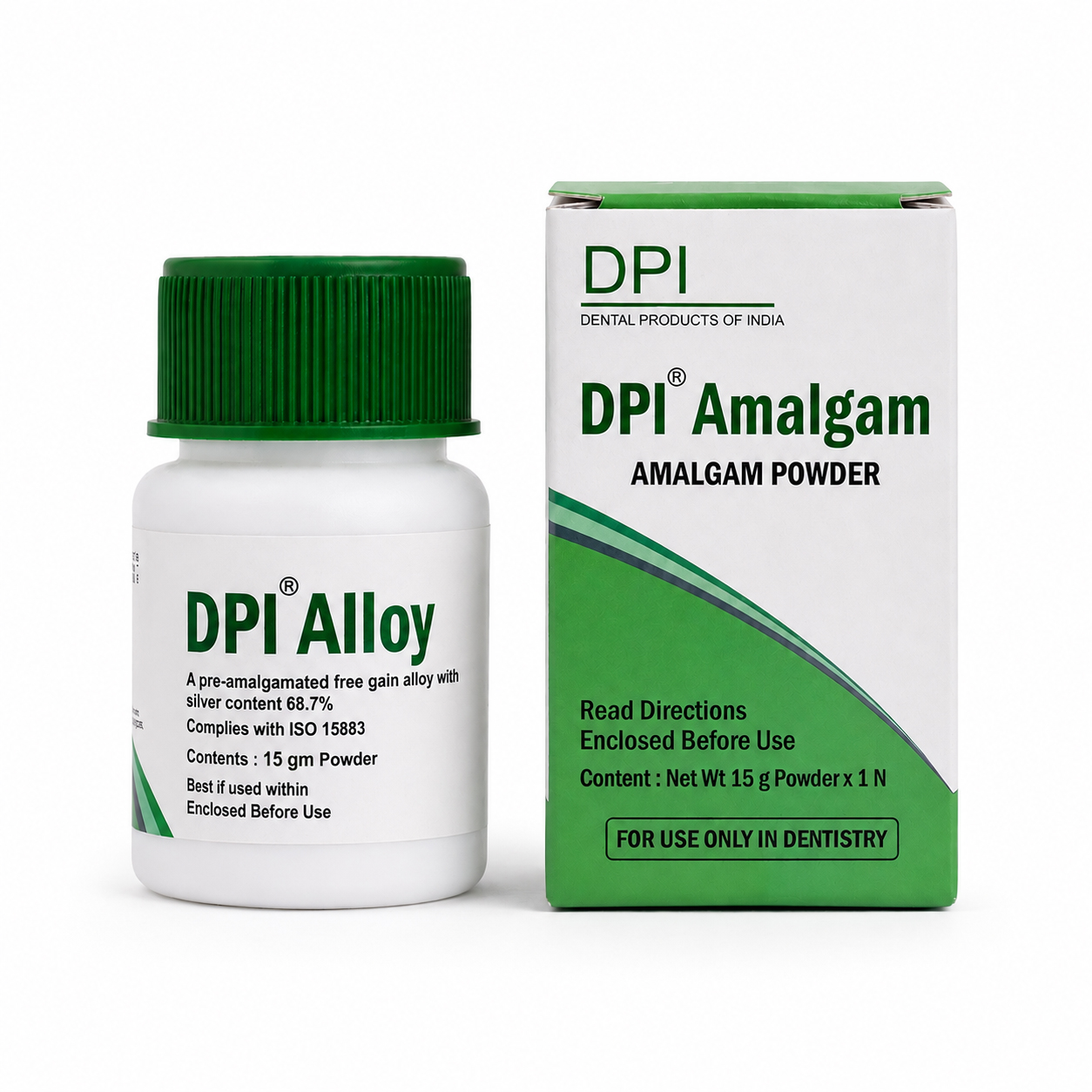 DPI Dental Silver Amalgam Powder 15g