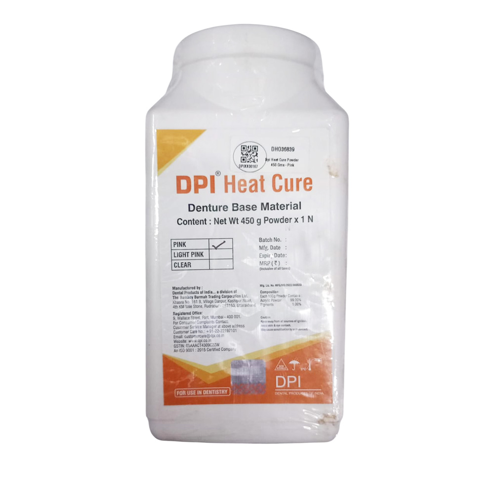 Dpi Heat Cure Powder 450 Gms - Pink (FD002)