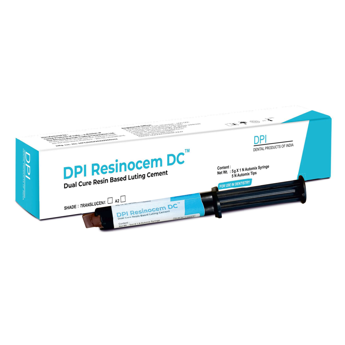 DPI Resinocem DC Dual Cure Resin Based Luting Cement (FR004)