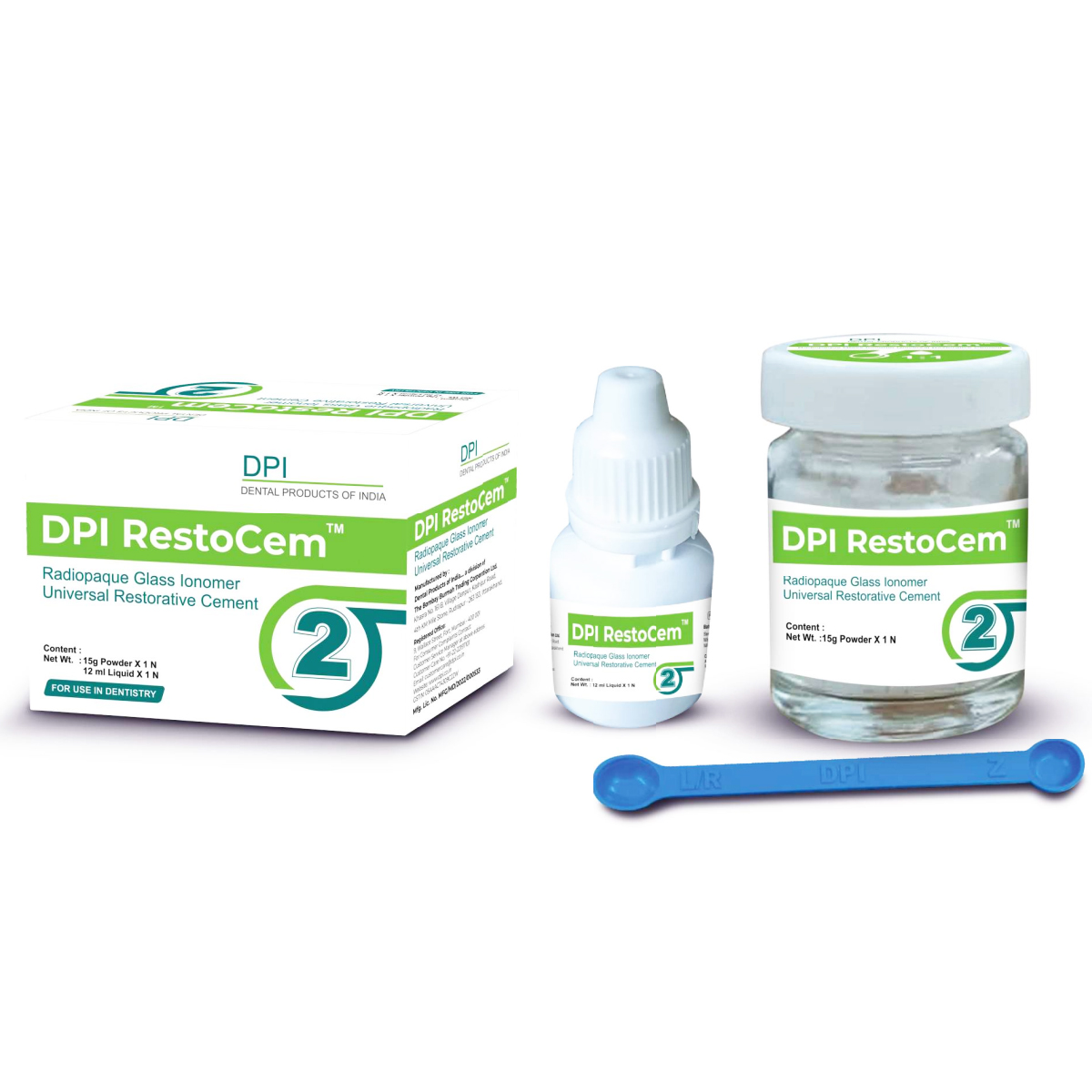 DPI RestoCem Radiopaque Glass Ionomer Universal Restorative Cement (FR001)