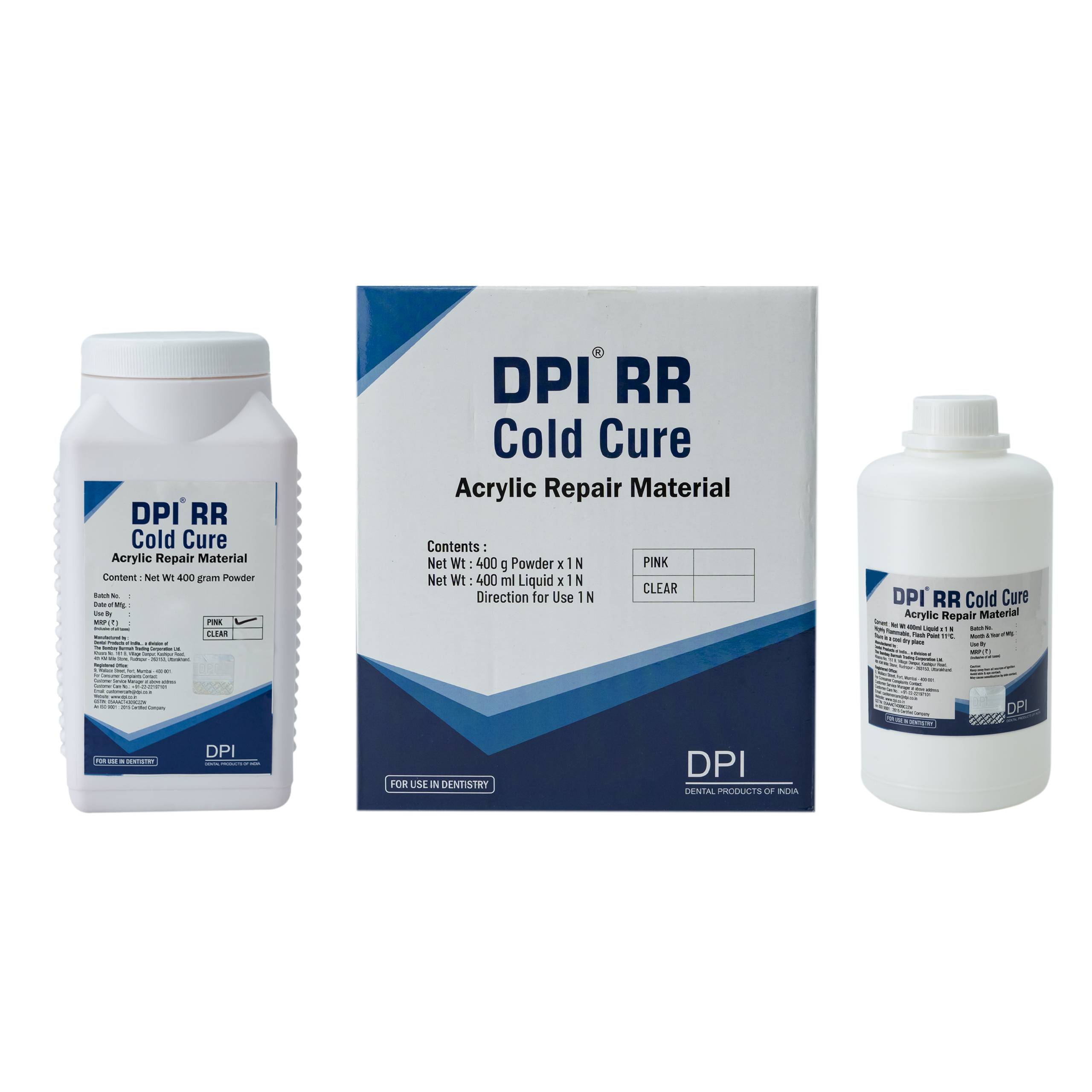 Dpi Rr Cold Cure Laboratory Packs