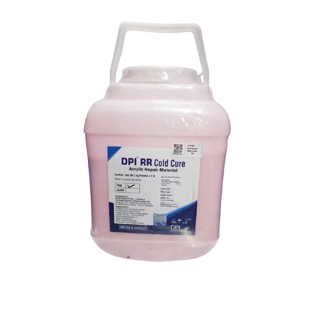 Dpi Rr Cold Cure Powder 3 Kg Jar - Pink (FC003)