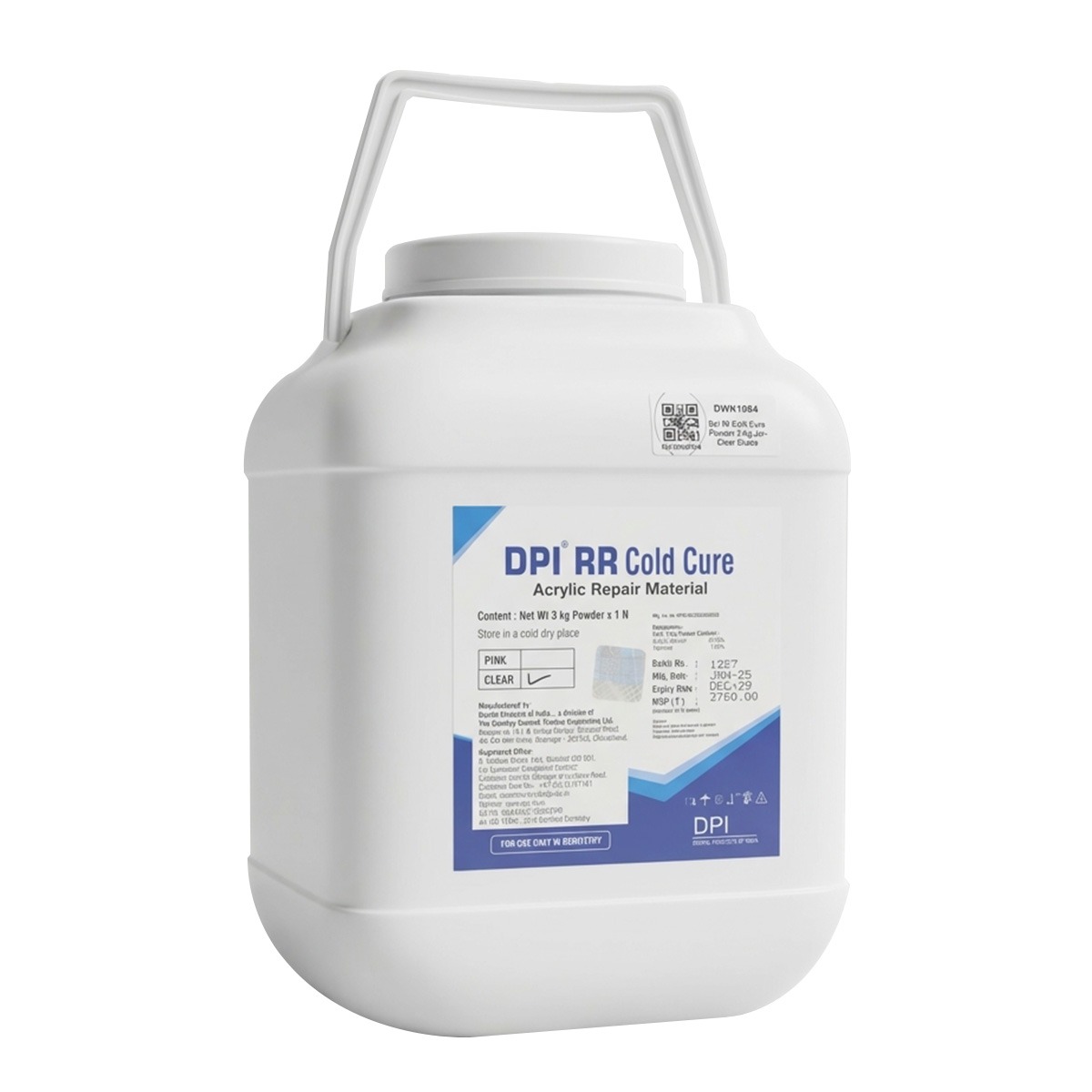Dpi Rr Cold Cure Powder Jars 3 Kg