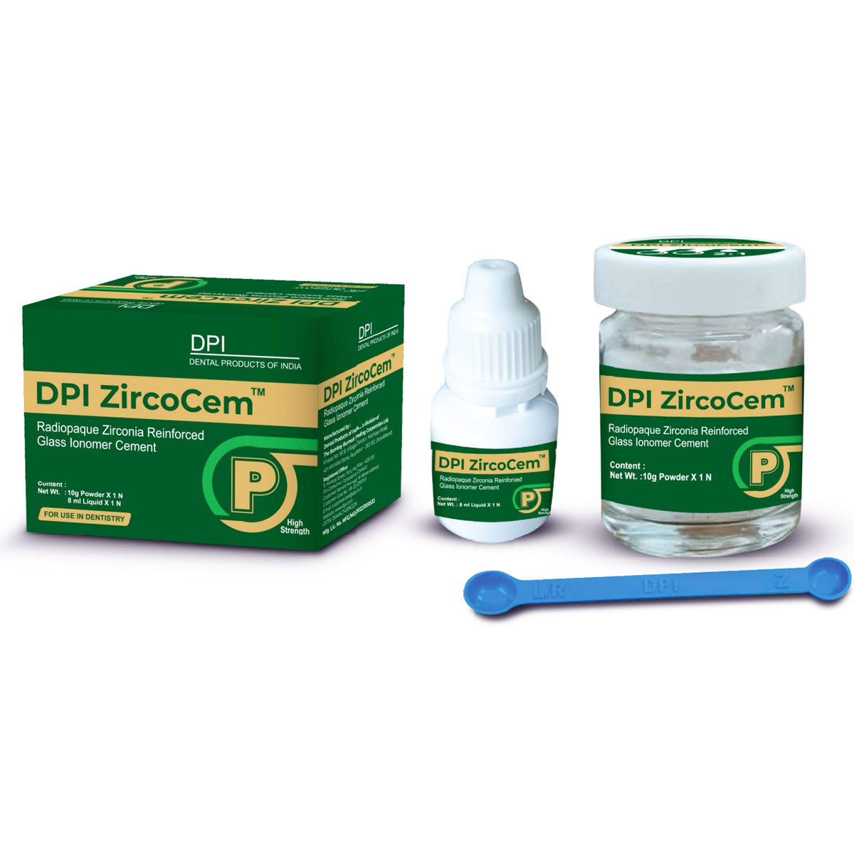 Dpi ZircoCem Radiopaque Zirconia Reinforced Glass Ionomer Cement (FZ006)