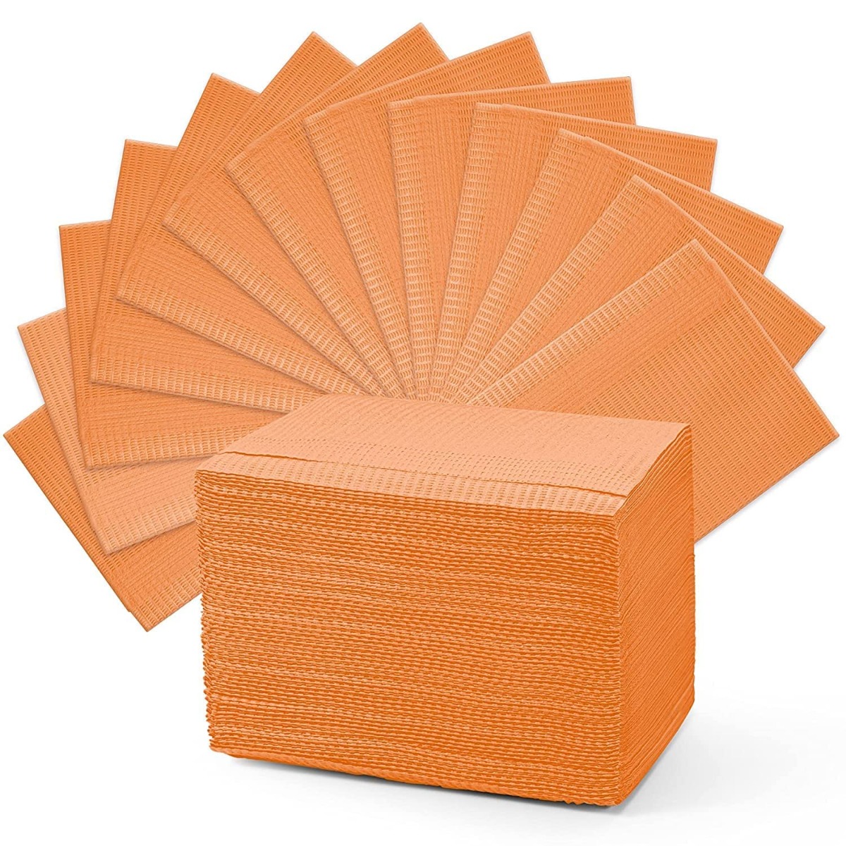 ET Dental Patient Bibs - Orange