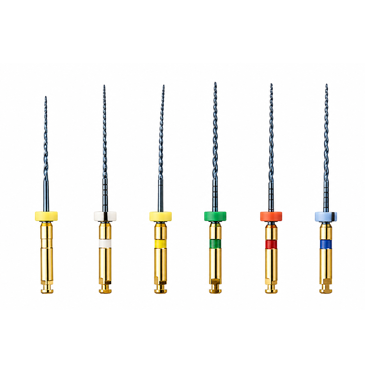 Endoking Blue Rotary Files All-In-One Assorted 25mm (Pack OF 6)