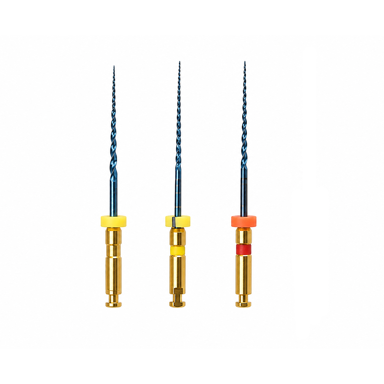 Endoking Blue Rotary Files Assorted 25mm Pack For Narrow And Curved Canal (Pack Of 3)