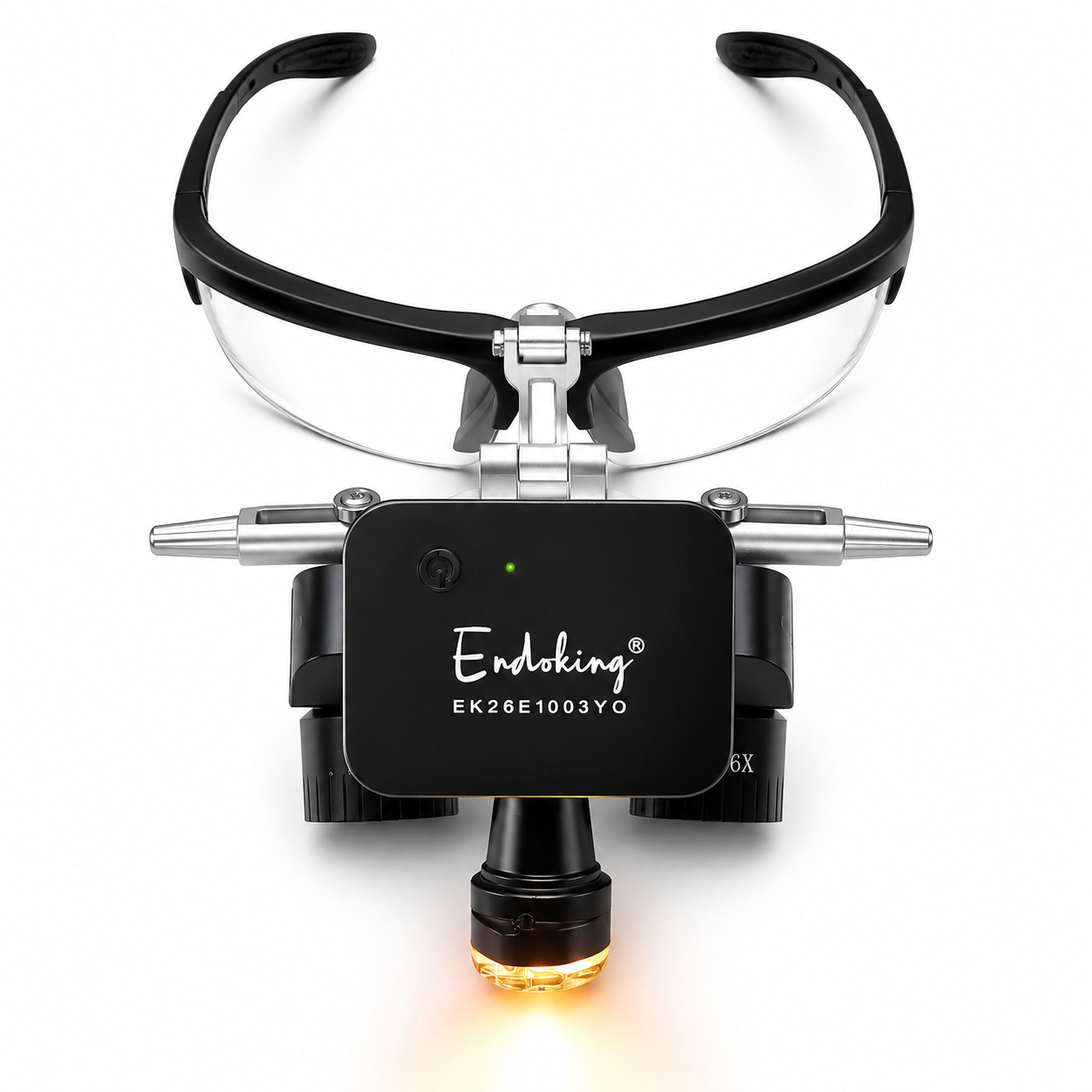 EndoKing Dental Surgical Loupes 4-6X Adjustable Magnification with LED Headlight