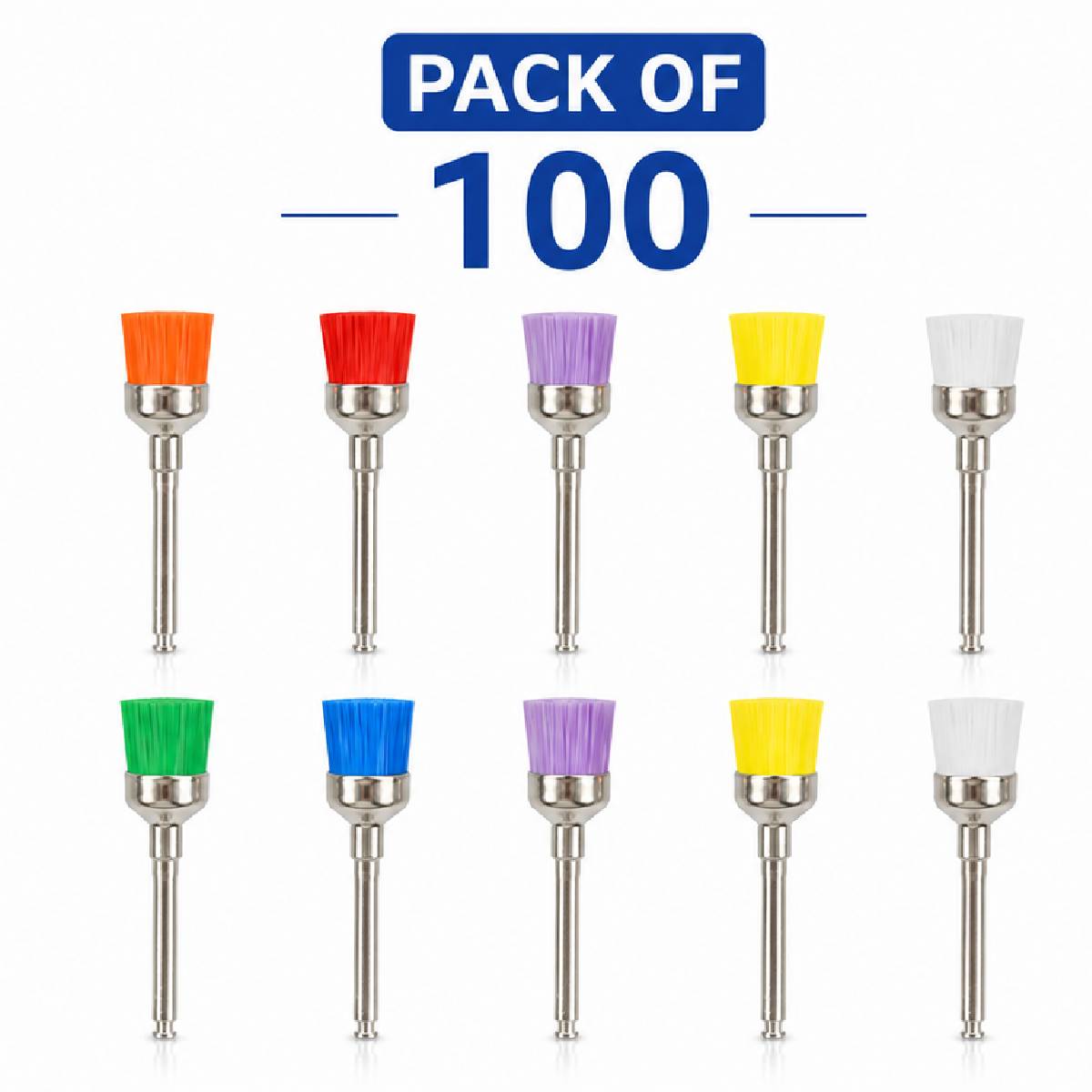 ET Dental Prophy Polishing Brushes (Pack of 100)